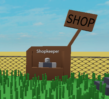 Image Of The Grey Character And His Shop